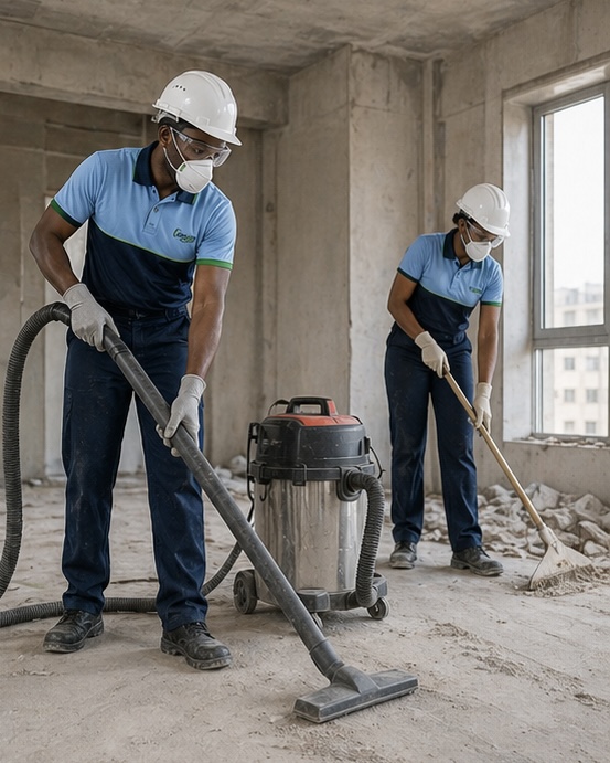Post-construction cleaning